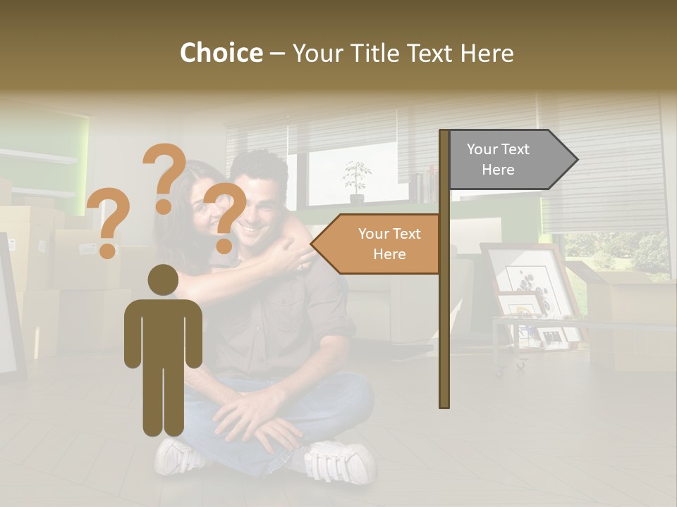 Office Together Per On PowerPoint Template