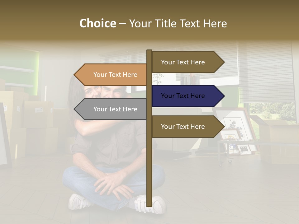 Office Together Per On PowerPoint Template