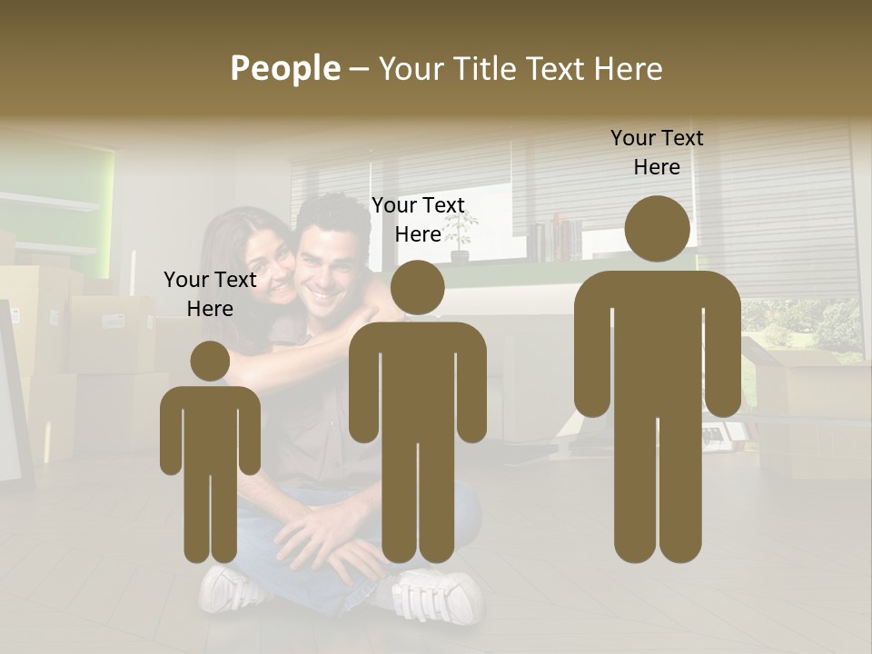 Office Together Per On PowerPoint Template