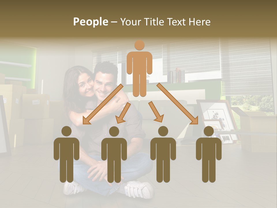 Office Together Per On PowerPoint Template