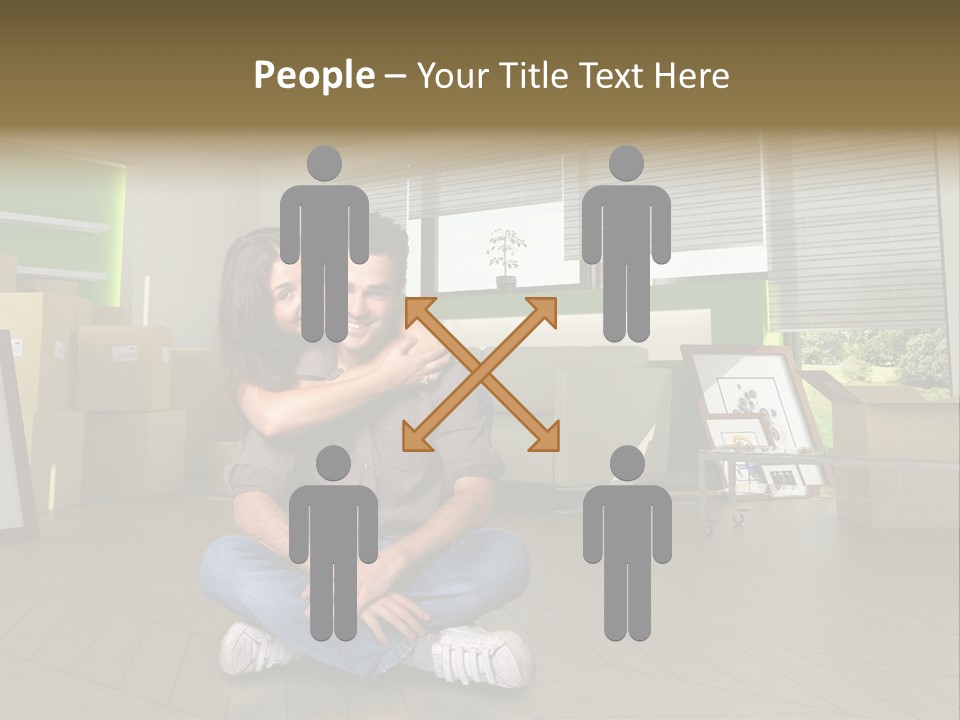Office Together Per On PowerPoint Template