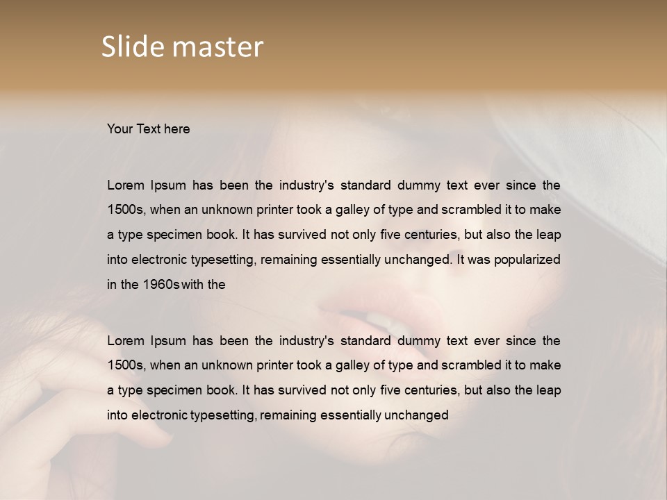 Sminka PowerPoint Template