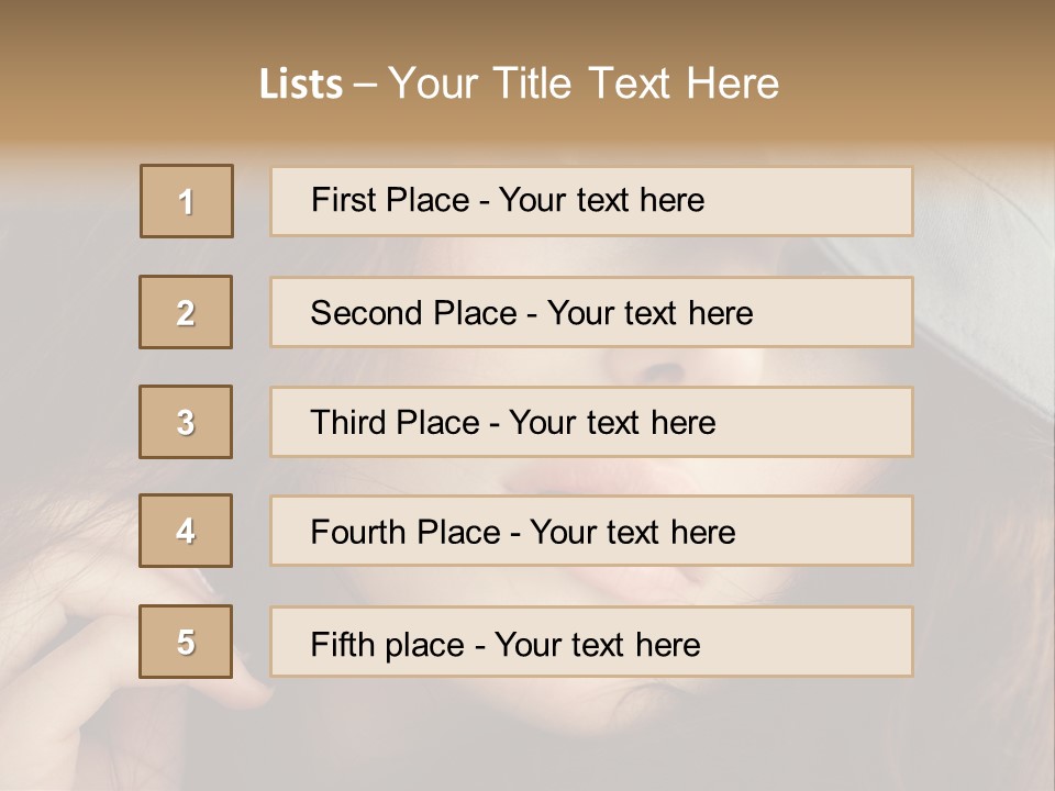 Sminka PowerPoint Template