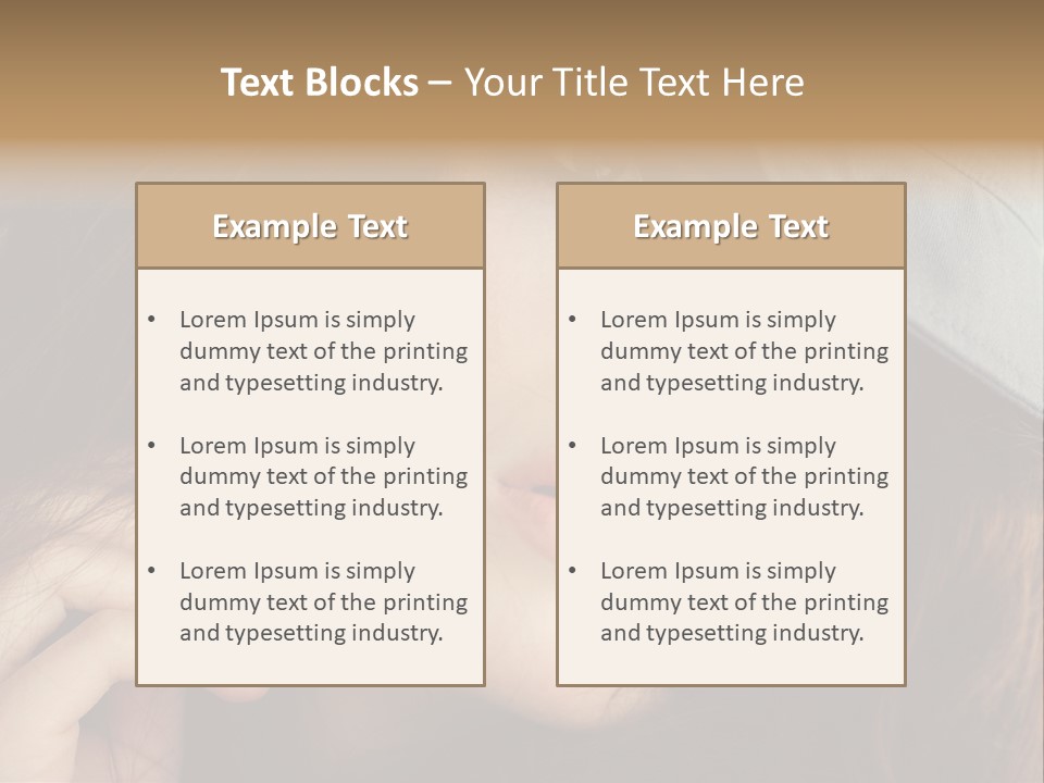 Sminka PowerPoint Template