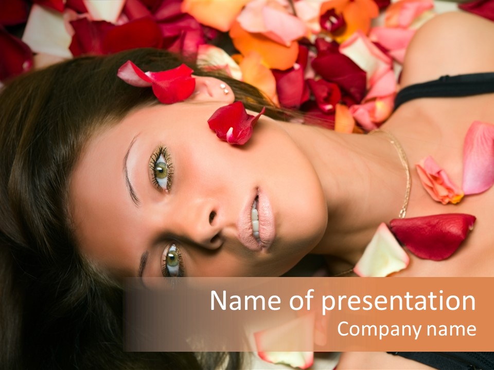 Romantic Woman PowerPoint Template