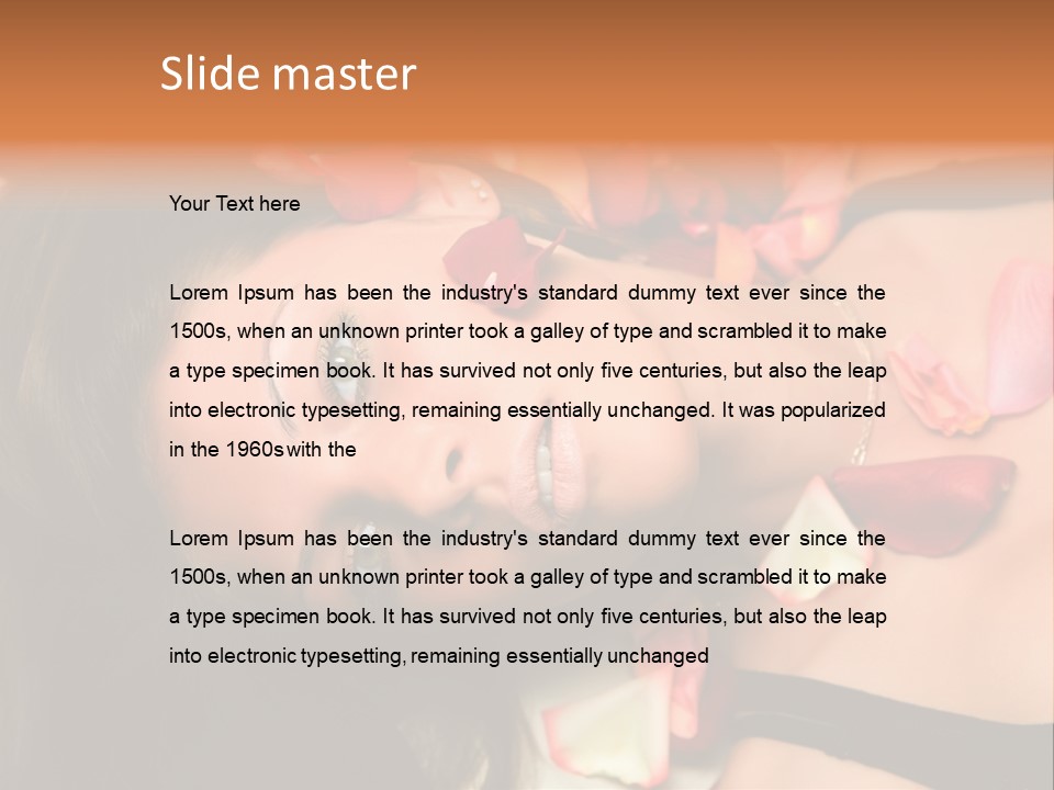 Romantic Woman PowerPoint Template