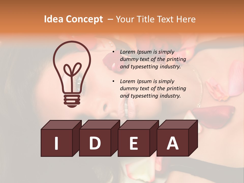 Romantic Woman PowerPoint Template