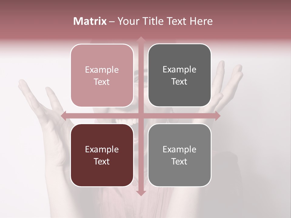 Shouting Girl PowerPoint Template