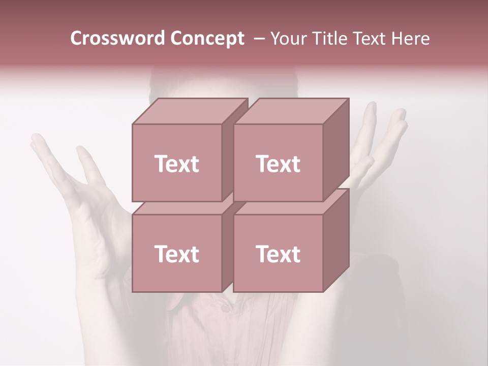 Shouting Girl PowerPoint Template