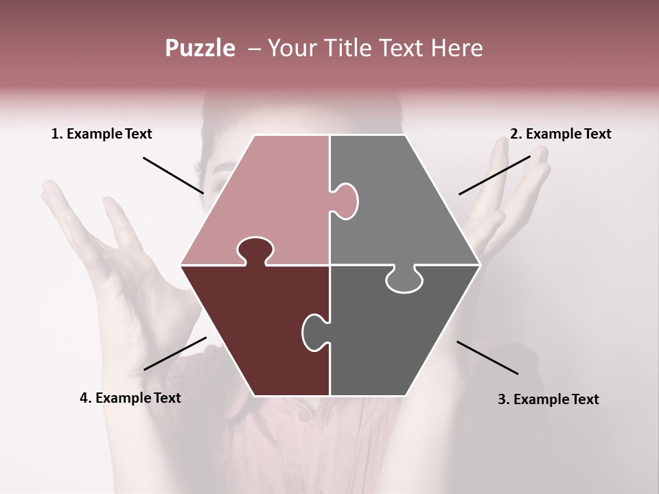 Shouting Girl PowerPoint Template