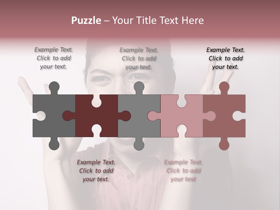 Shouting Girl PowerPoint Template