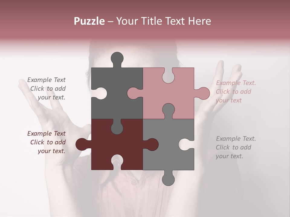 Shouting Girl PowerPoint Template