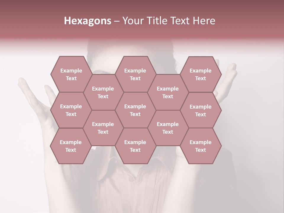 Shouting Girl PowerPoint Template