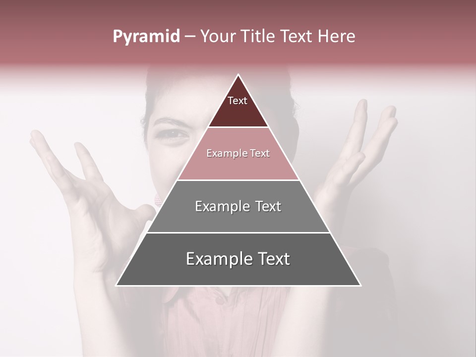 Shouting Girl PowerPoint Template