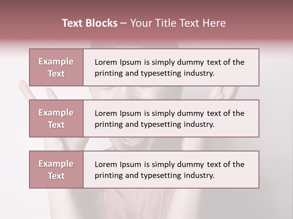 Shouting Girl PowerPoint Template