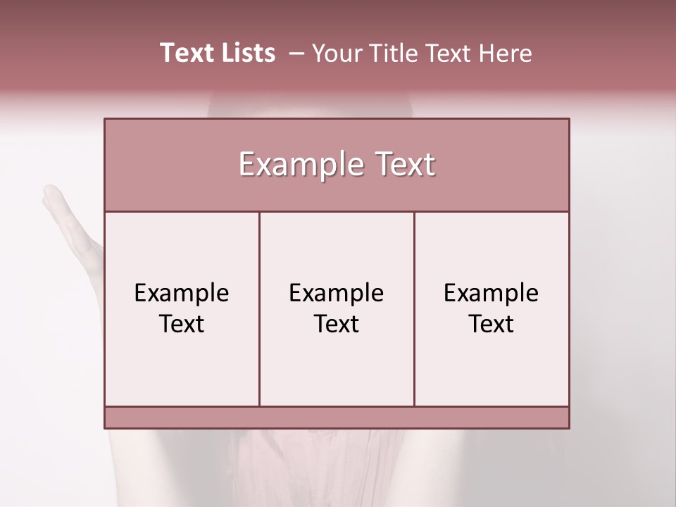 Shouting Girl PowerPoint Template