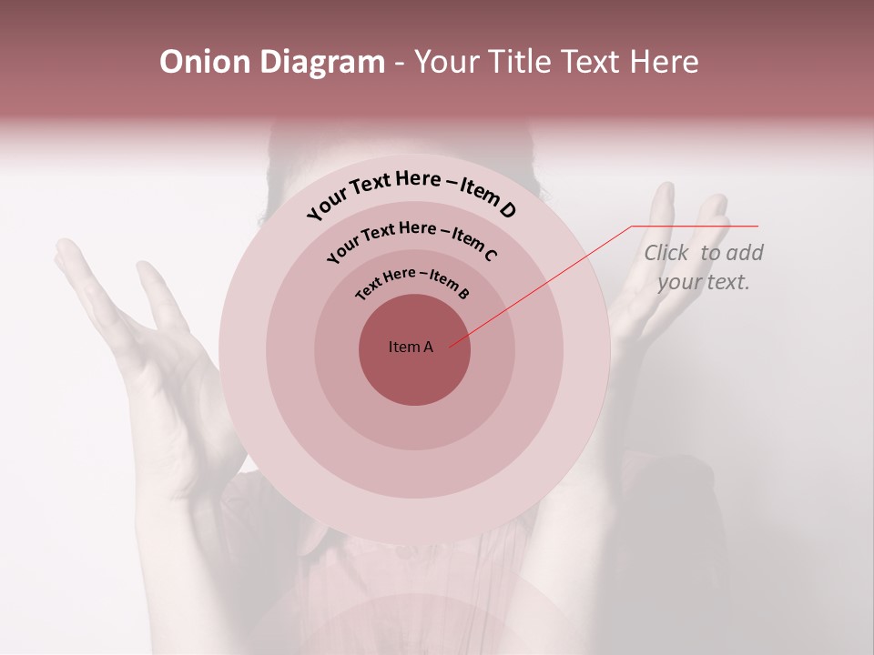 Shouting Girl PowerPoint Template