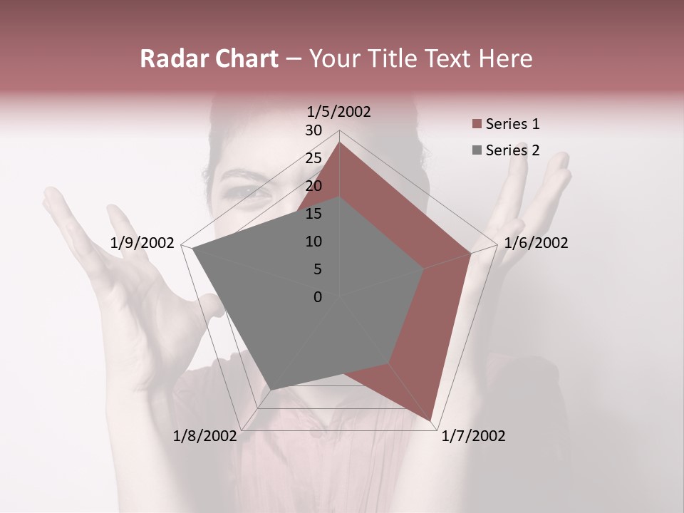 Shouting Girl PowerPoint Template