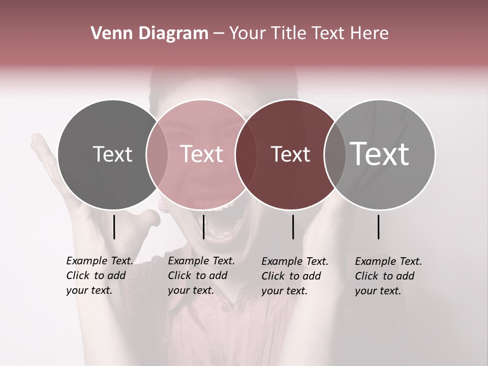 Shouting Girl PowerPoint Template