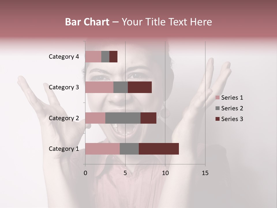 Shouting Girl PowerPoint Template