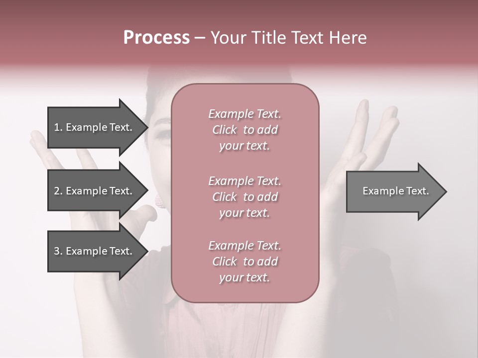 Shouting Girl PowerPoint Template