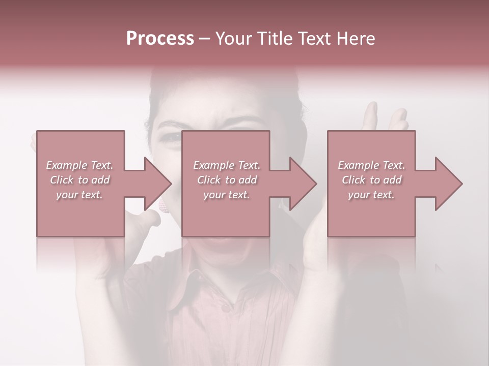 Shouting Girl PowerPoint Template