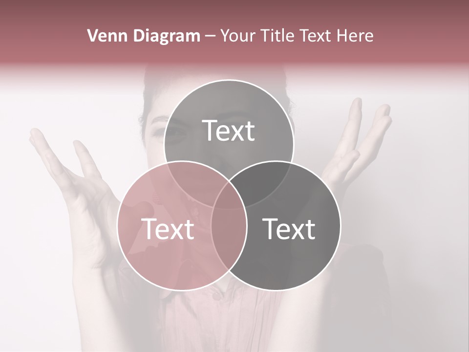 Shouting Girl PowerPoint Template