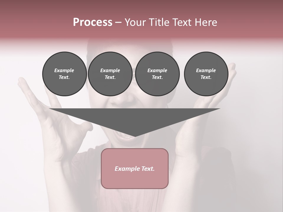 Shouting Girl PowerPoint Template