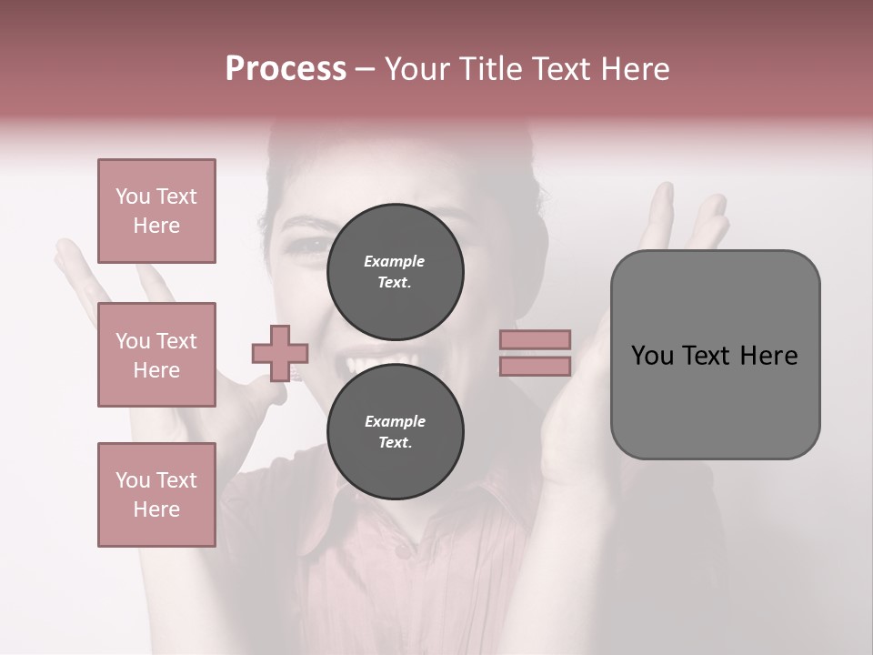 Shouting Girl PowerPoint Template