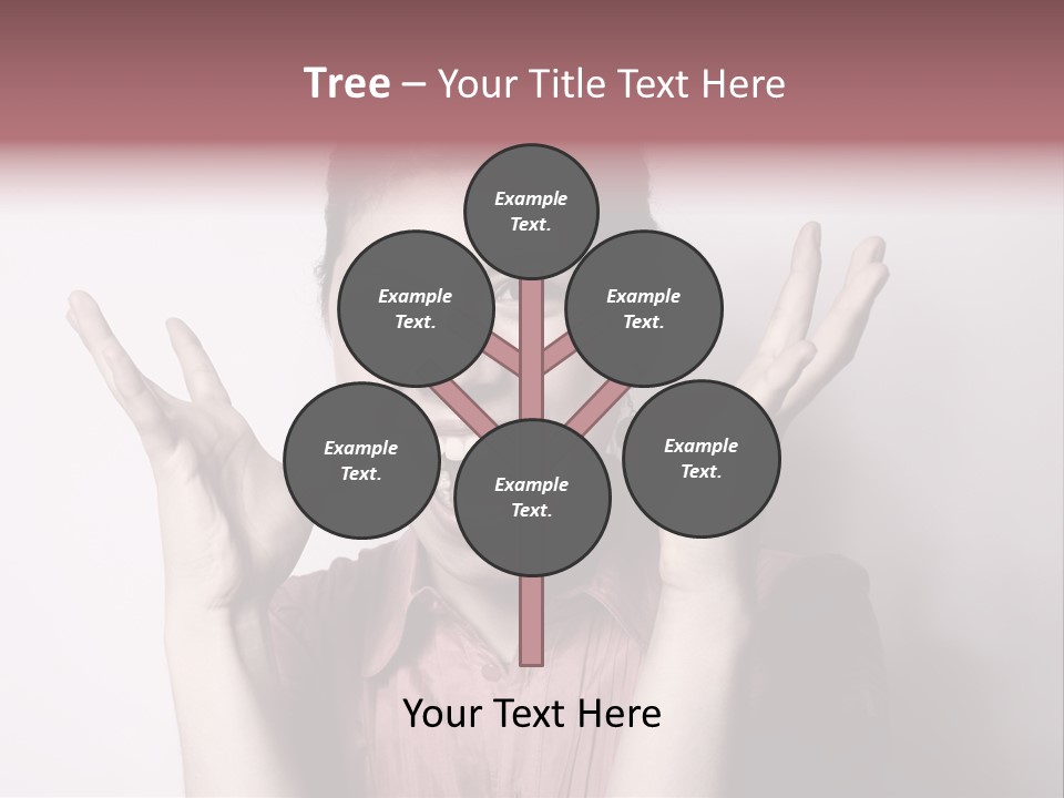 Shouting Girl PowerPoint Template