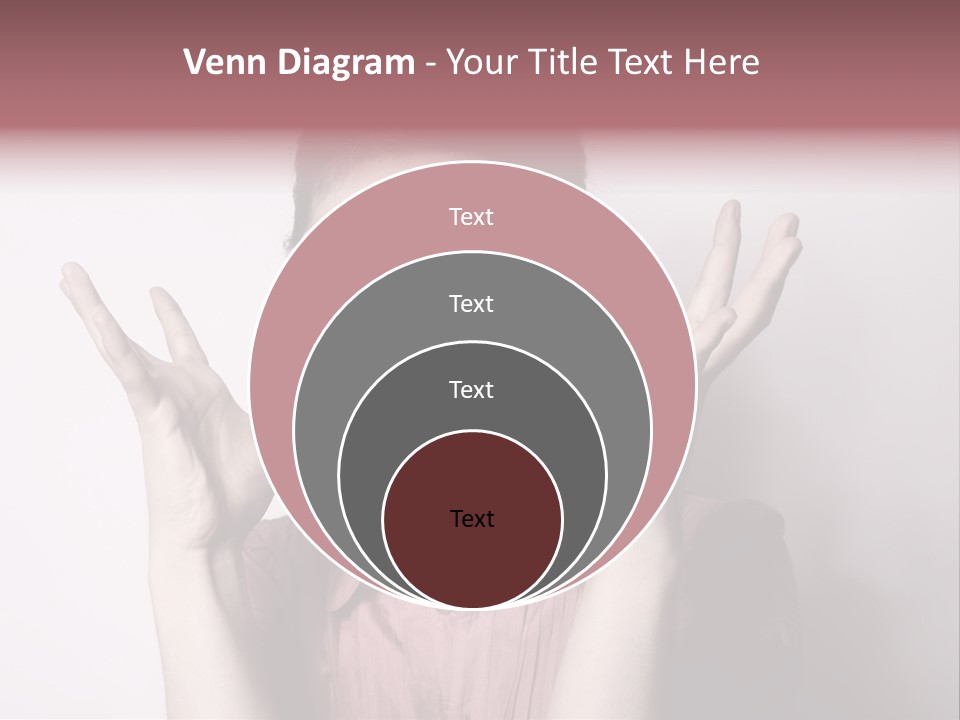 Shouting Girl PowerPoint Template