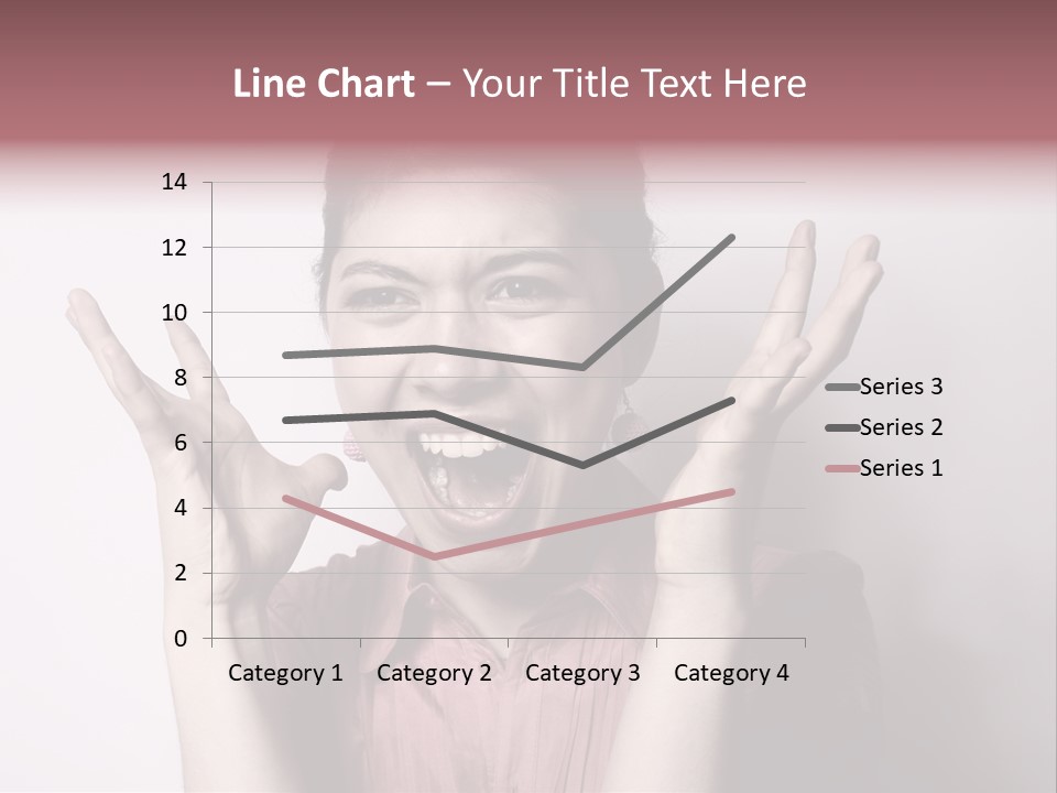Shouting Girl PowerPoint Template