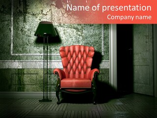 Grunge Interior PowerPoint Template