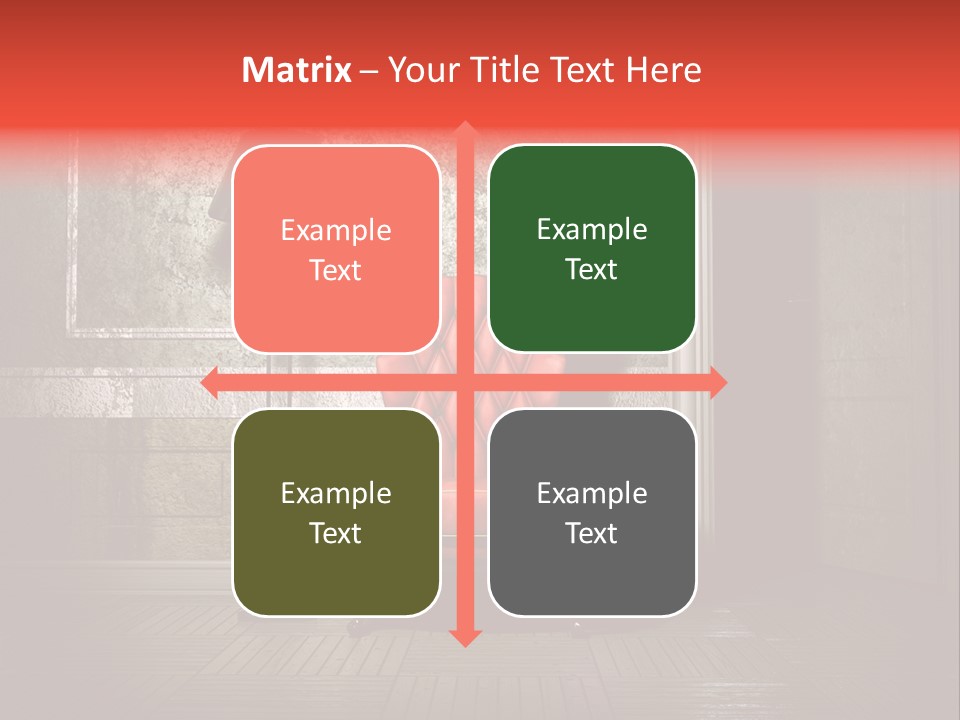 Grunge Interior PowerPoint Template