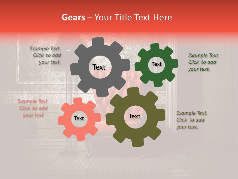 Grunge Interior PowerPoint Template