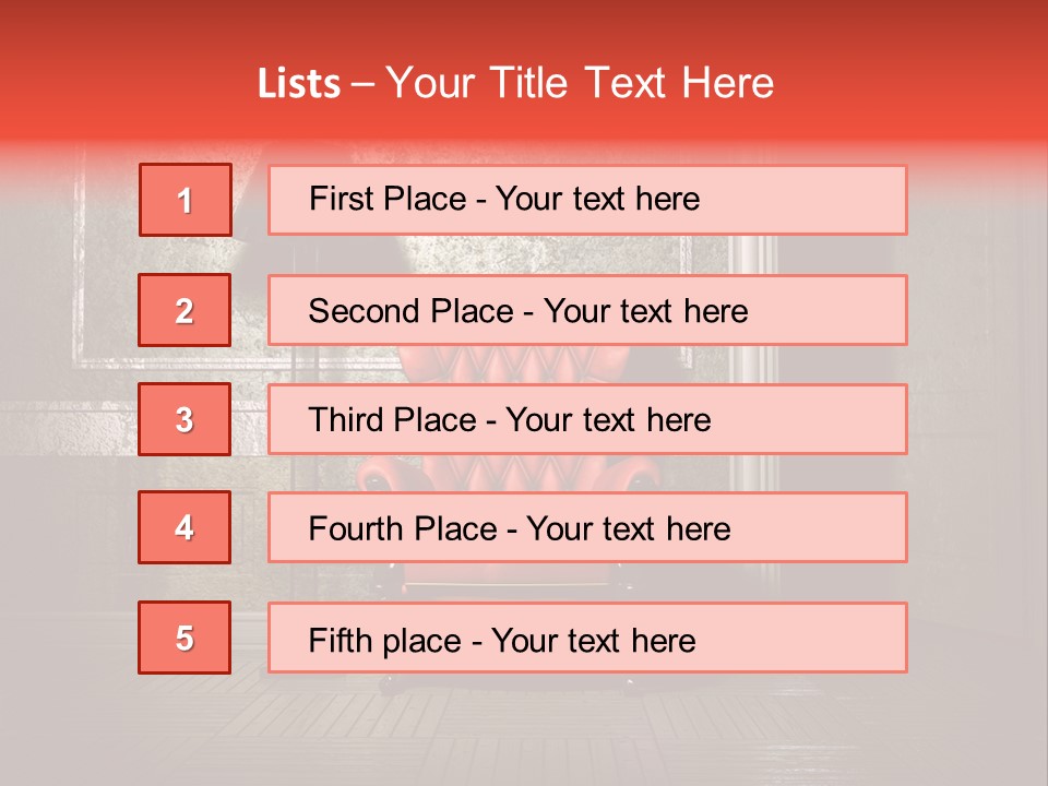 Grunge Interior PowerPoint Template