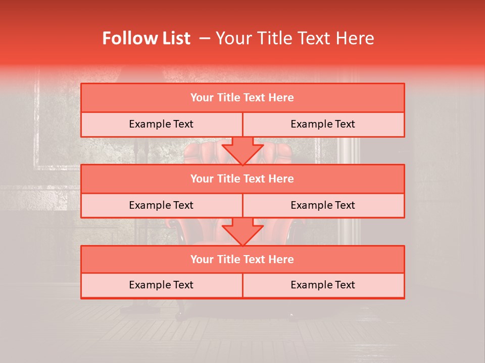 Grunge Interior PowerPoint Template