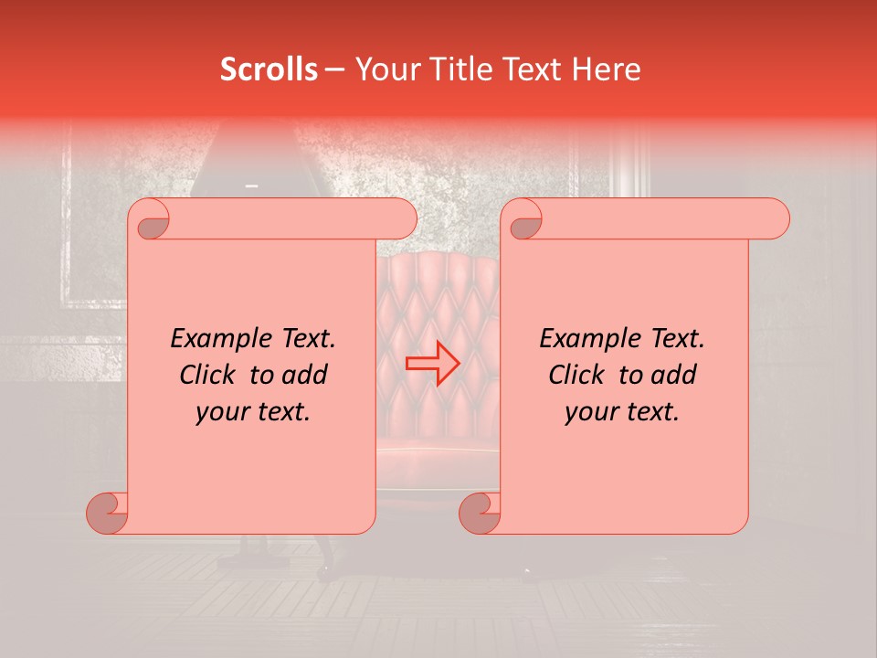 Grunge Interior PowerPoint Template