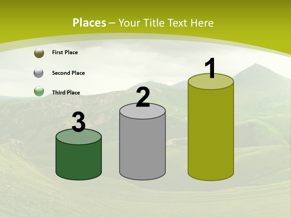 Green Mountains PowerPoint Template