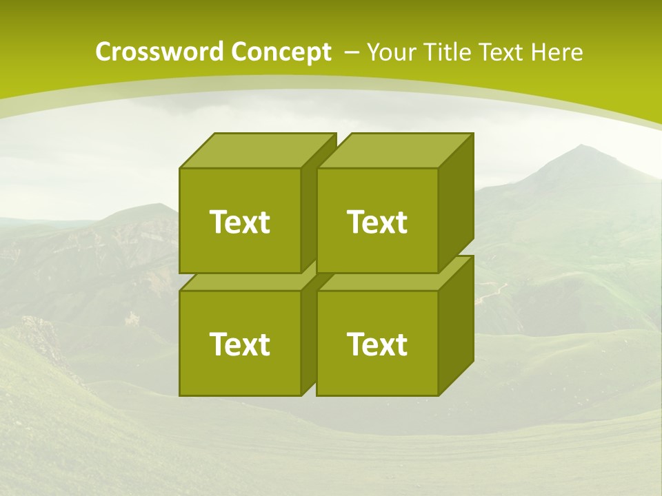 Green Mountains PowerPoint Template
