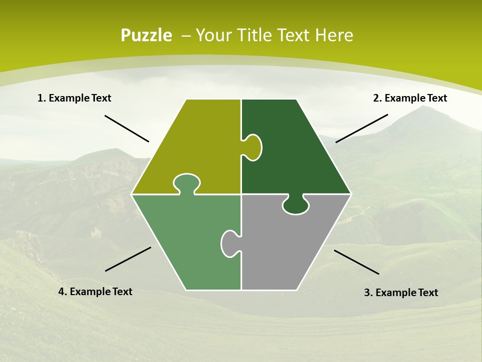 Green Mountains PowerPoint Template