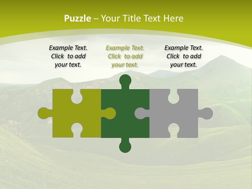 Green Mountains PowerPoint Template