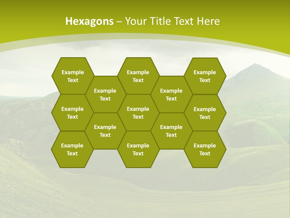 Green Mountains PowerPoint Template