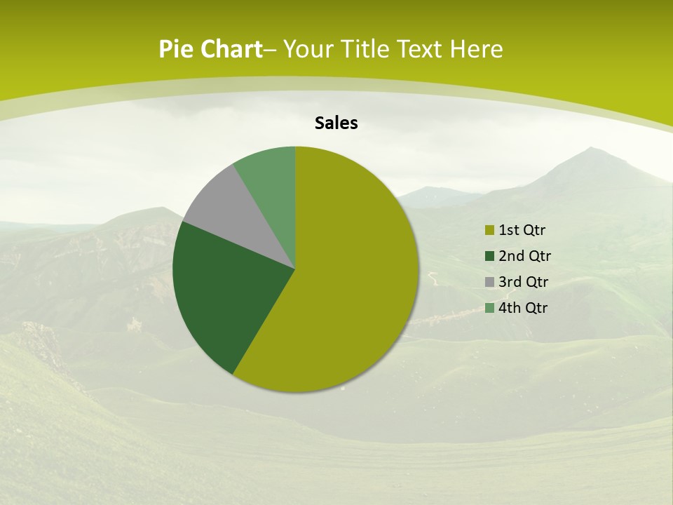 Green Mountains PowerPoint Template