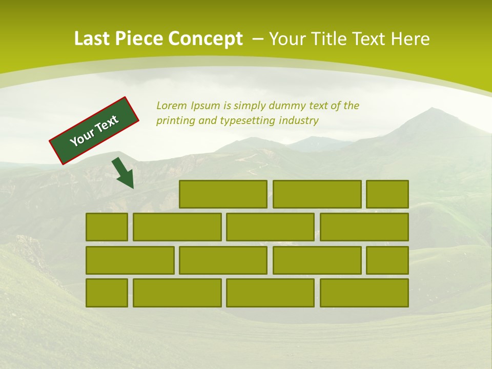 Green Mountains PowerPoint Template