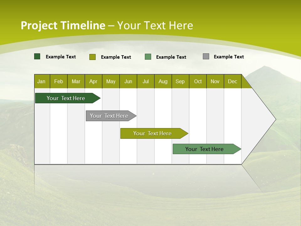 Green Mountains PowerPoint Template