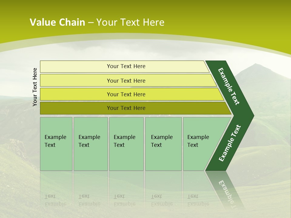 Green Mountains PowerPoint Template