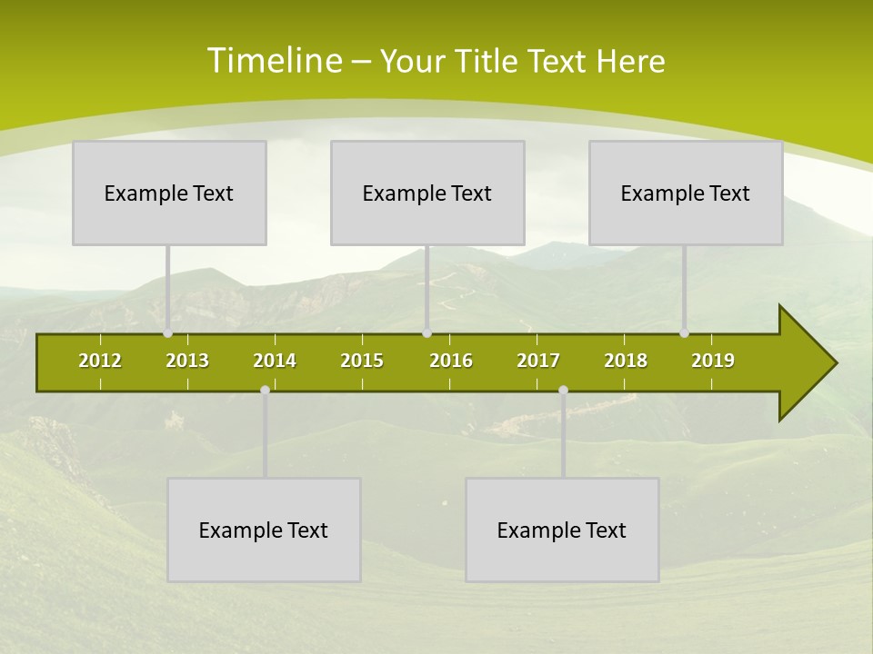 Green Mountains PowerPoint Template
