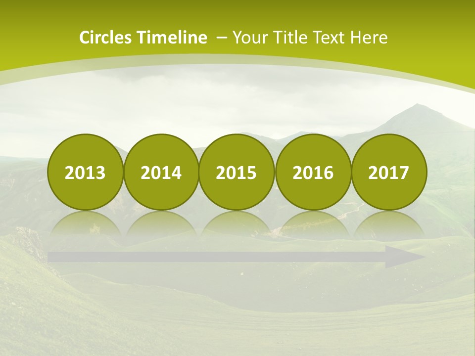 Green Mountains PowerPoint Template