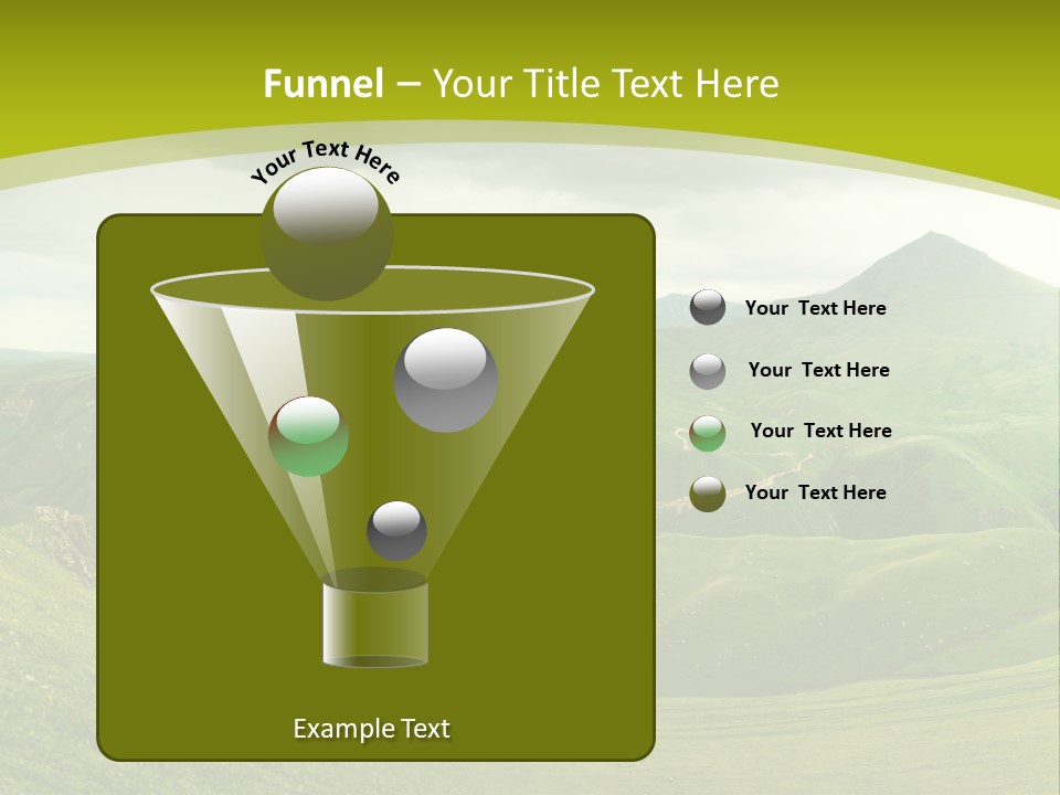 Green Mountains PowerPoint Template